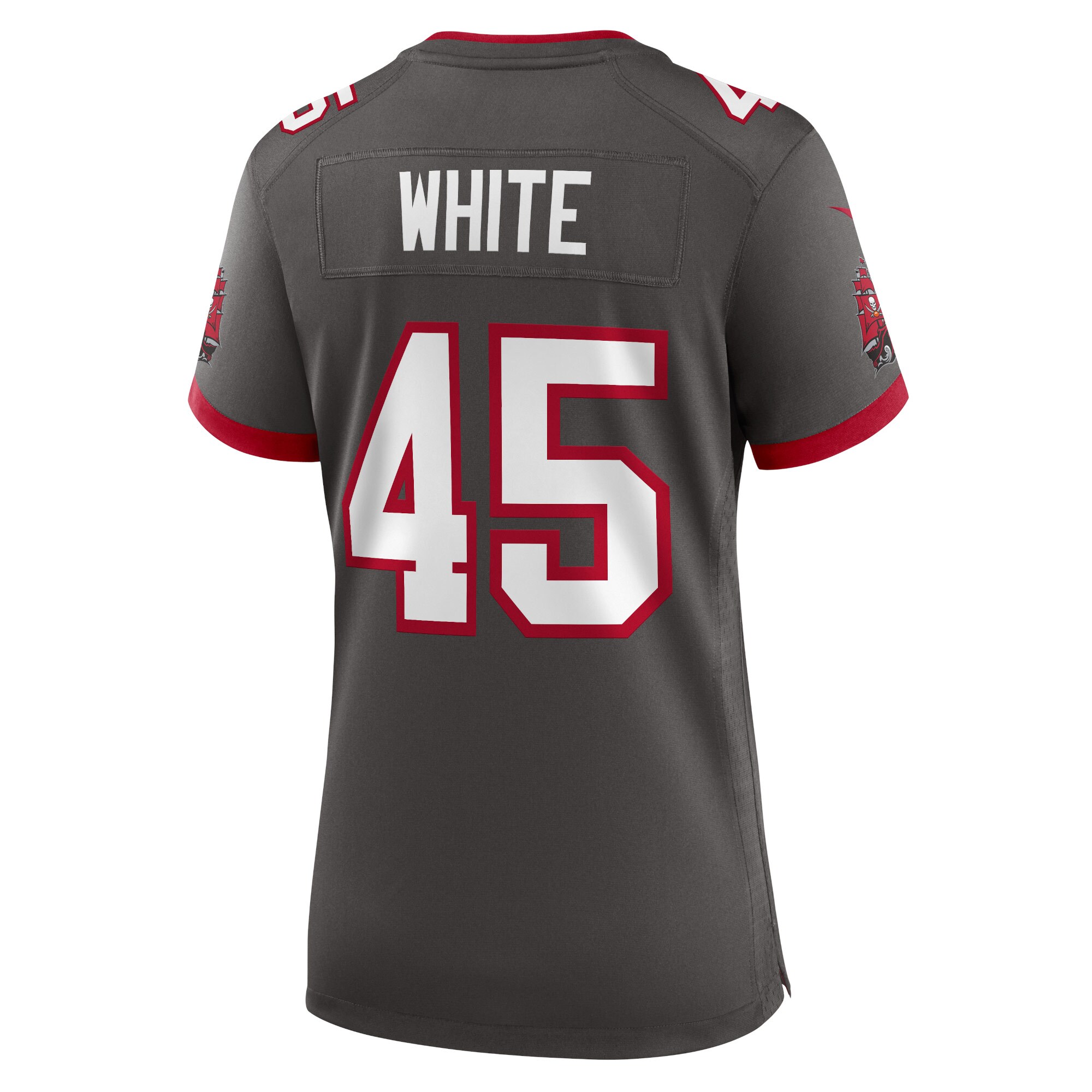 Devin White Tampa Bay Buccaneers Nike Women’s Game Jersey – Pewter - Image 3