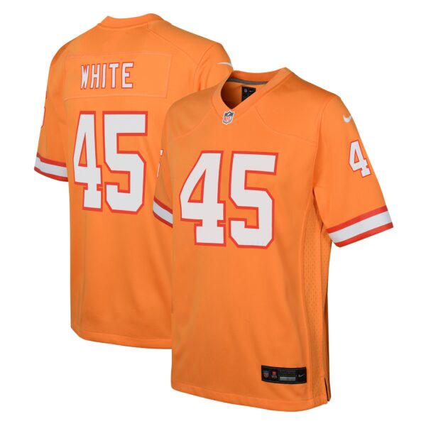 Devin White Tampa Bay Buccaneers Nike Youth Game Jersey – Orange