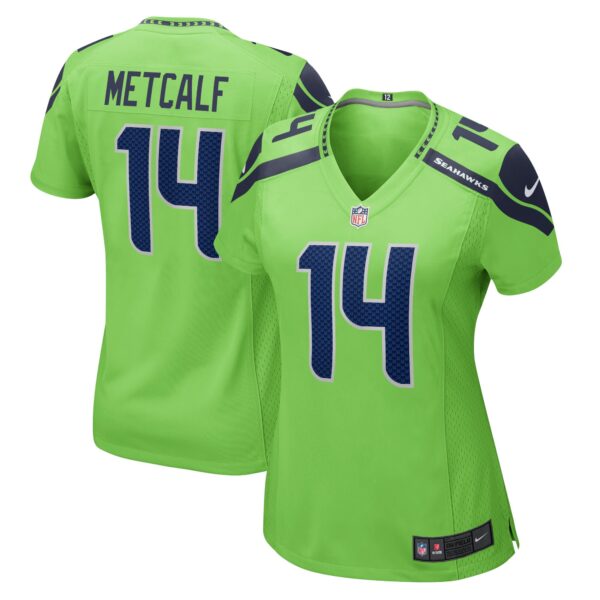 DK Metcalf Seattle Seahawks Nike Women’s Game Jersey – Neon Green