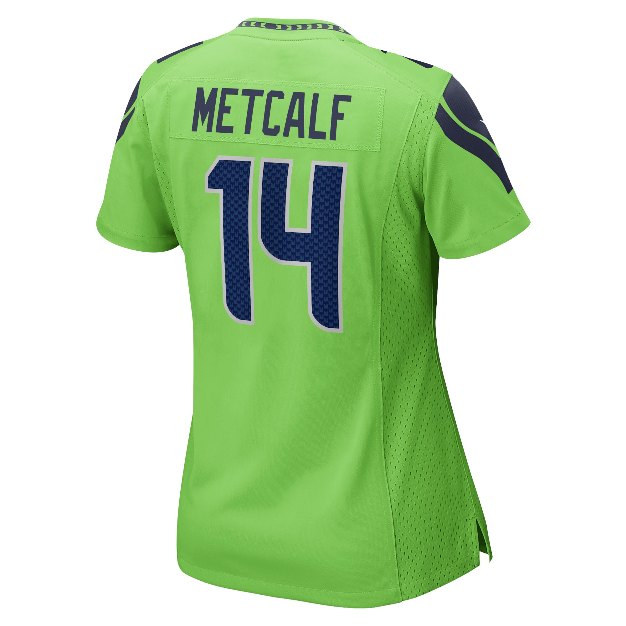 DK Metcalf Seattle Seahawks Nike Women’s Game Jersey – Neon Green - Image 3