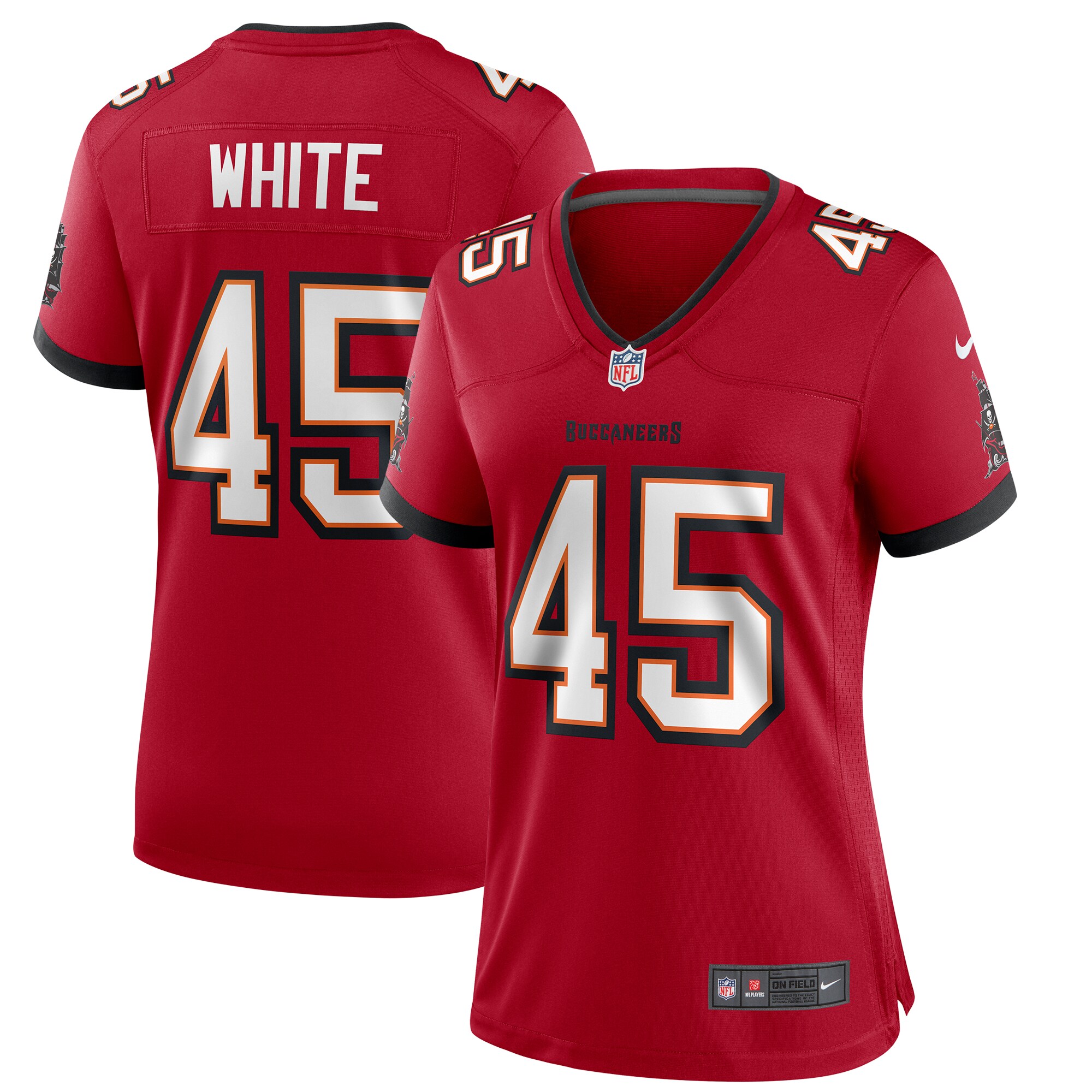 Devin White Tampa Bay Buccaneers Nike Women’s Game Player Jersey – Red