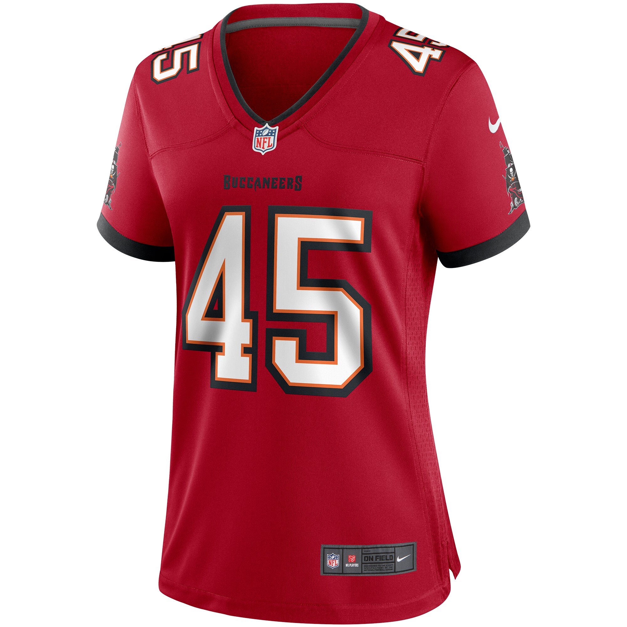 Devin White Tampa Bay Buccaneers Nike Women’s Game Player Jersey – Red - Image 2
