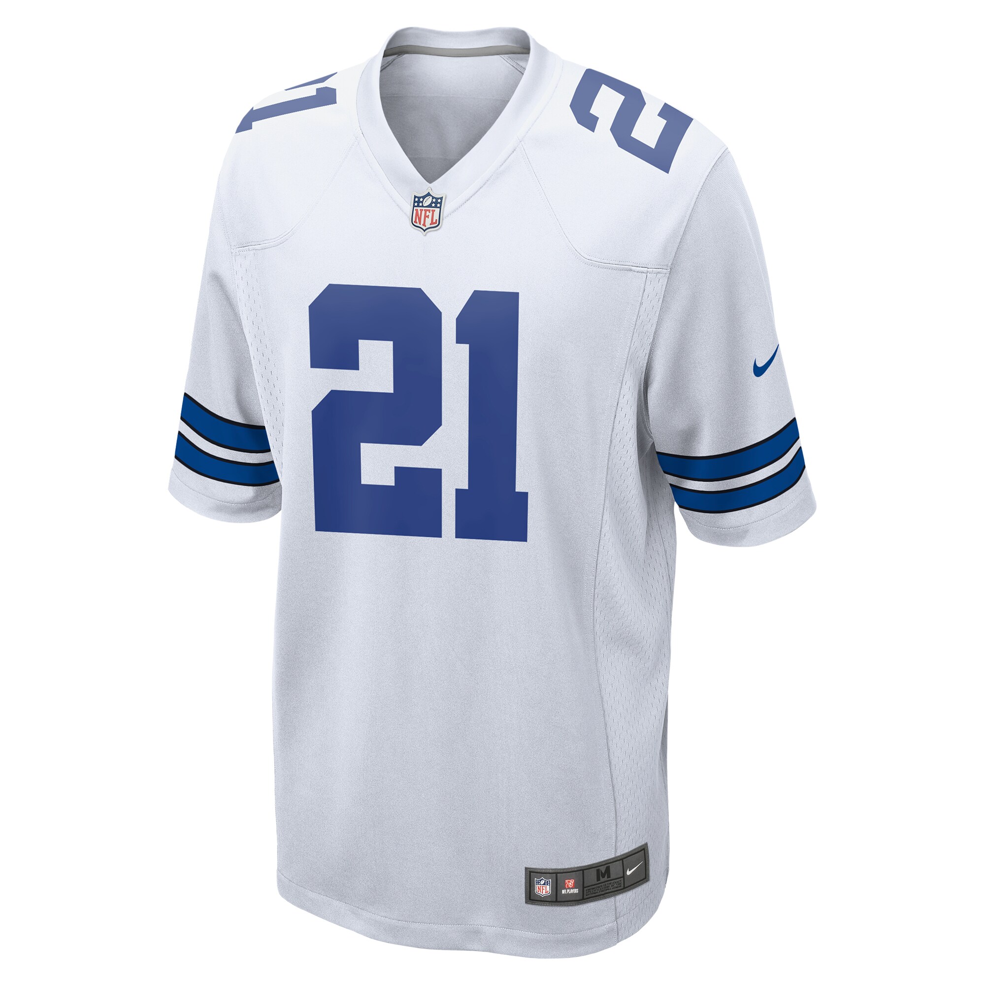 Ezekiel Elliott Dallas Cowboys Nike Team Game Jersey – White - Image 2