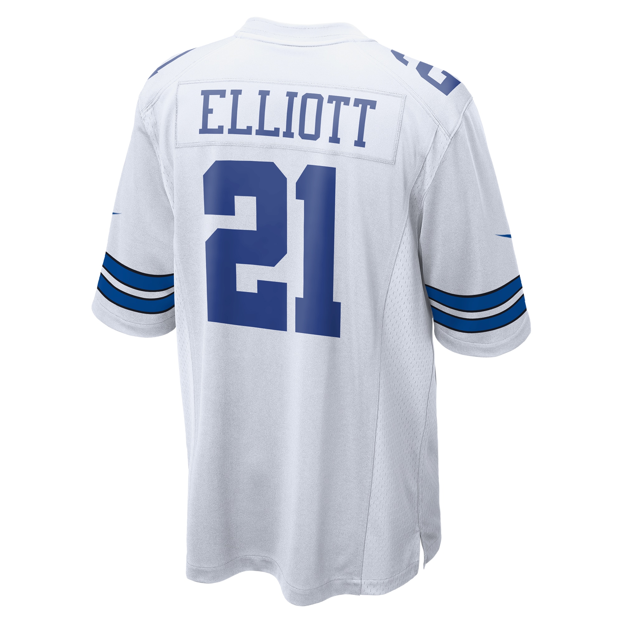 Ezekiel Elliott Dallas Cowboys Nike Team Game Jersey – White - Image 3