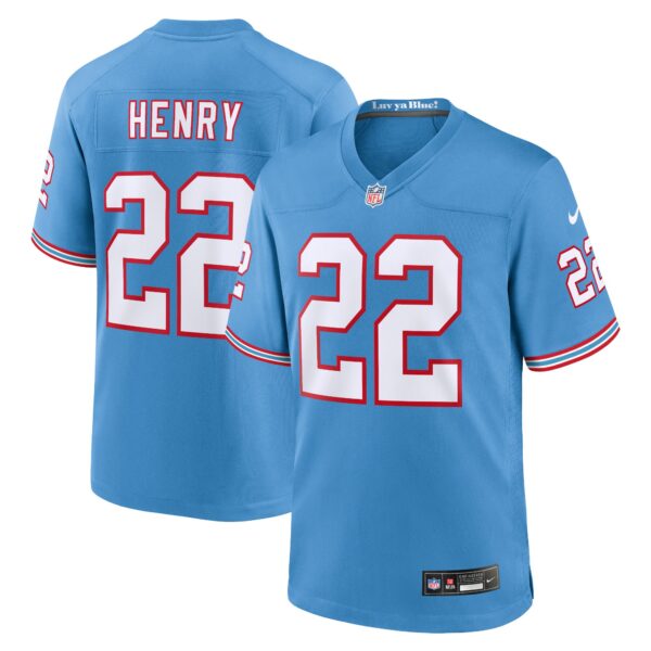 Derrick Henry Tennessee Titans Nike Youth Game Jersey – Light Blue