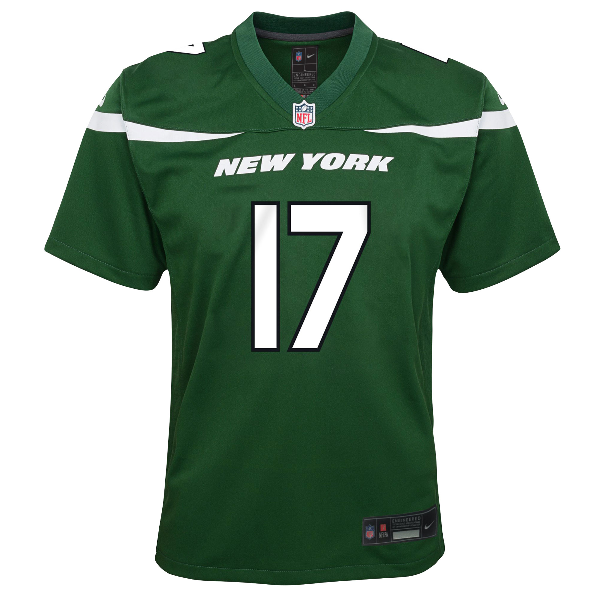 Garrett Wilson New York Jets Nike Youth Game Jersey – Green - Image 2