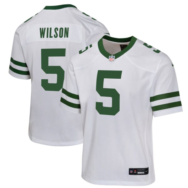 Garrett Wilson New York Jets Nike Youth Game Jersey – Legacy White