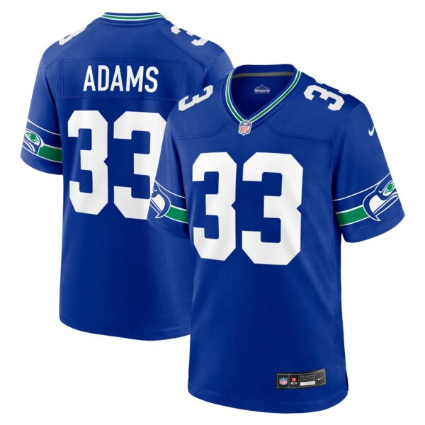 Jamal Adams Seattle Seahawks Nike Throwback Player Game Jersey – Royal