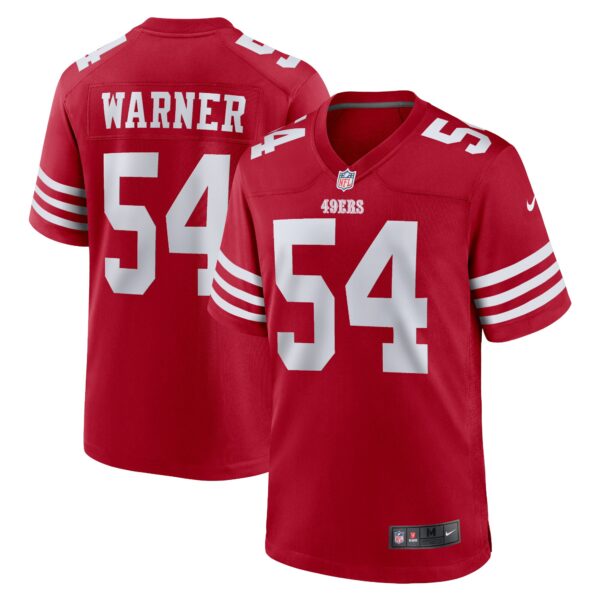 Fred Warner San Francisco 49ers Nike Player Game Jersey – Scarlet