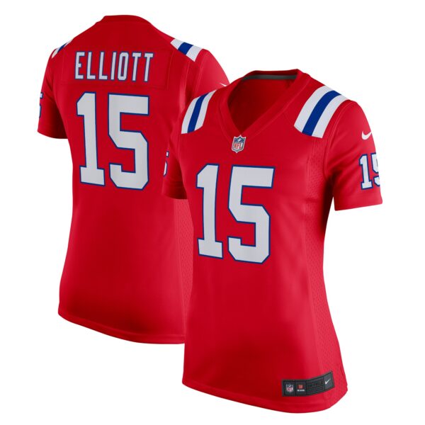 Ezekiel Elliott New England Patriots Nike Women’s Alternate Game Player Jersey – Red