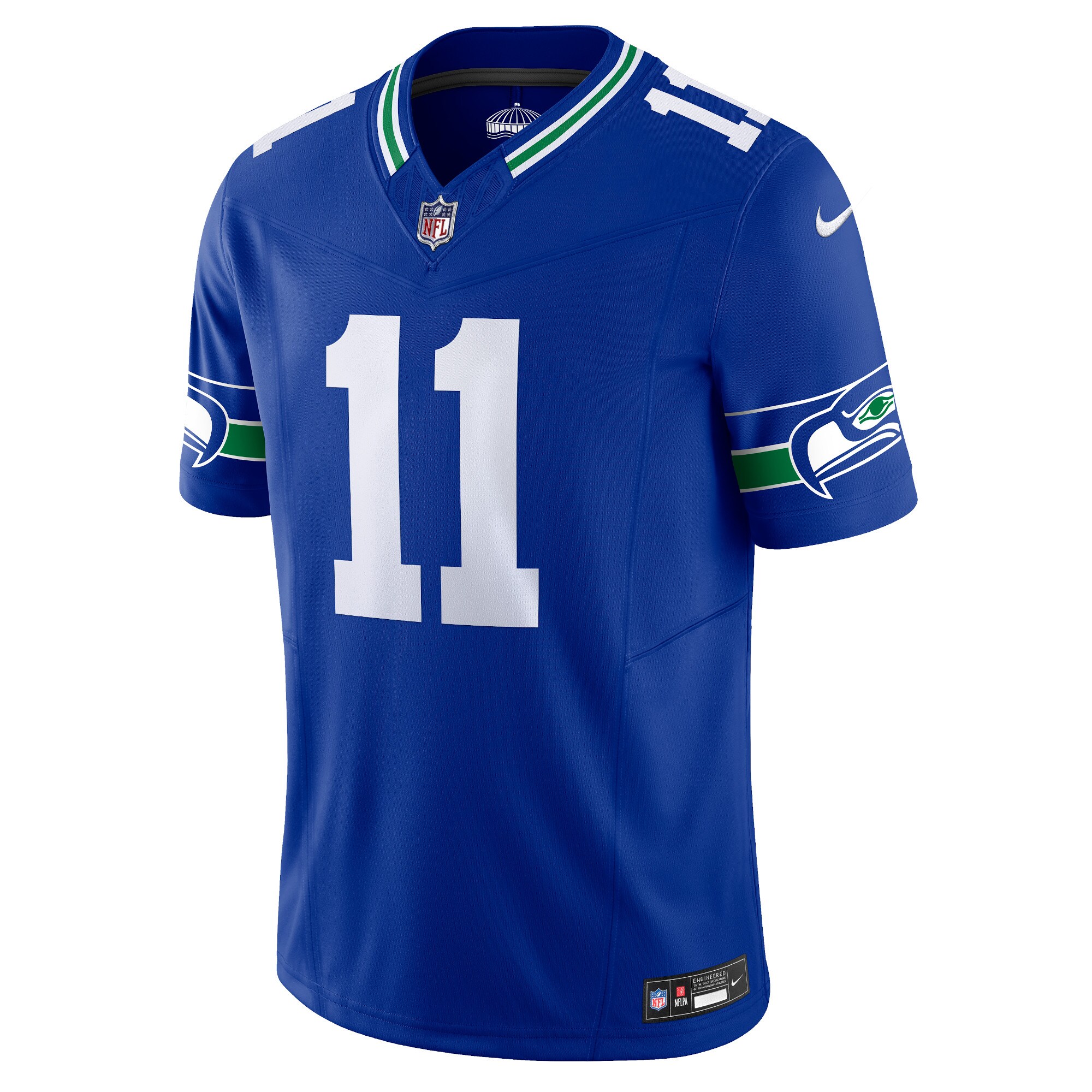 Jaxon Smith-Njigba Seattle Seahawks Nike Alternate Vapor F.U.S.E. Limited Jersey – Royal - Image 2
