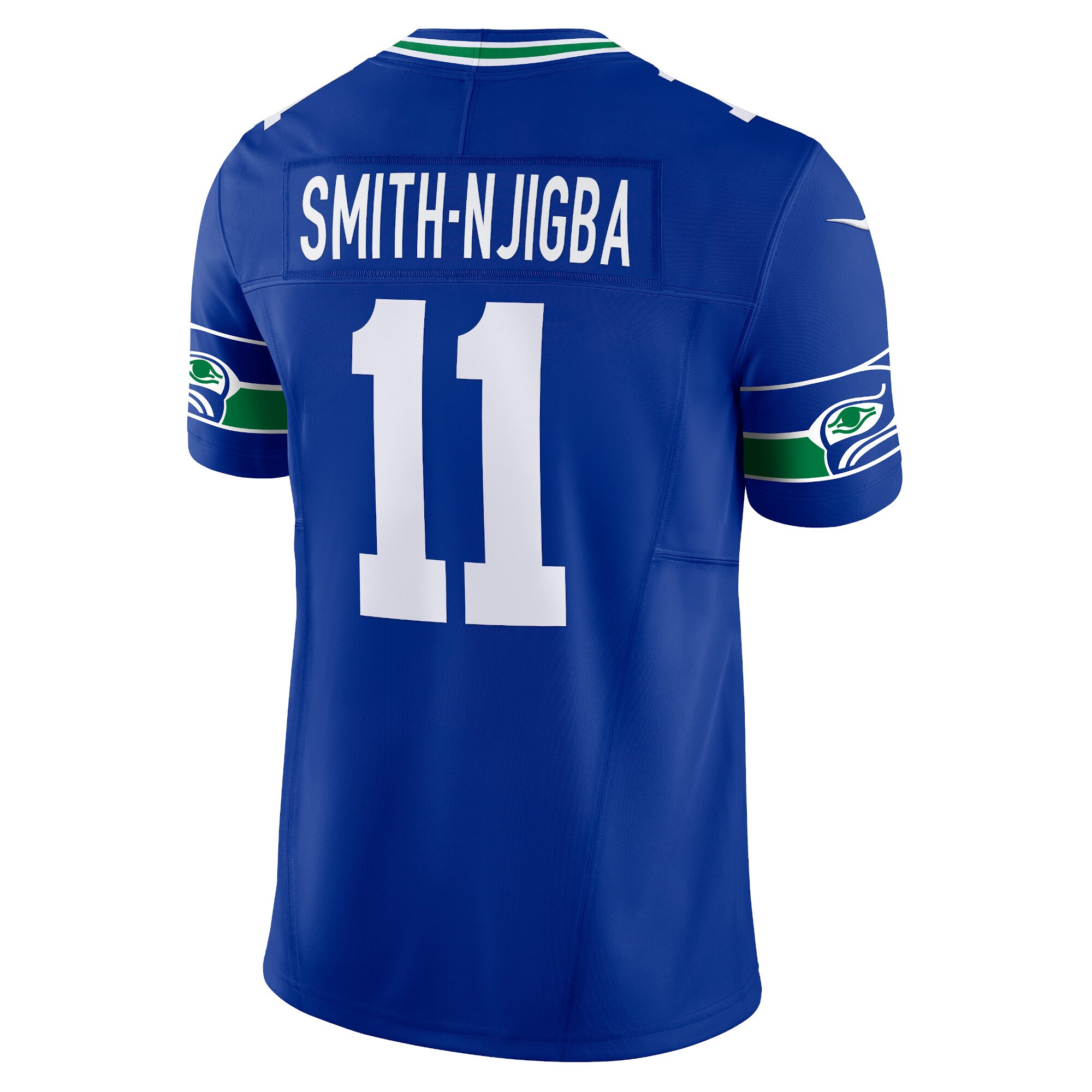 Jaxon Smith-Njigba Seattle Seahawks Nike Alternate Vapor F.U.S.E. Limited Jersey – Royal - Image 3
