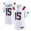 Ezekiel Elliott New England Patriots Nike Game Player Jersey – White