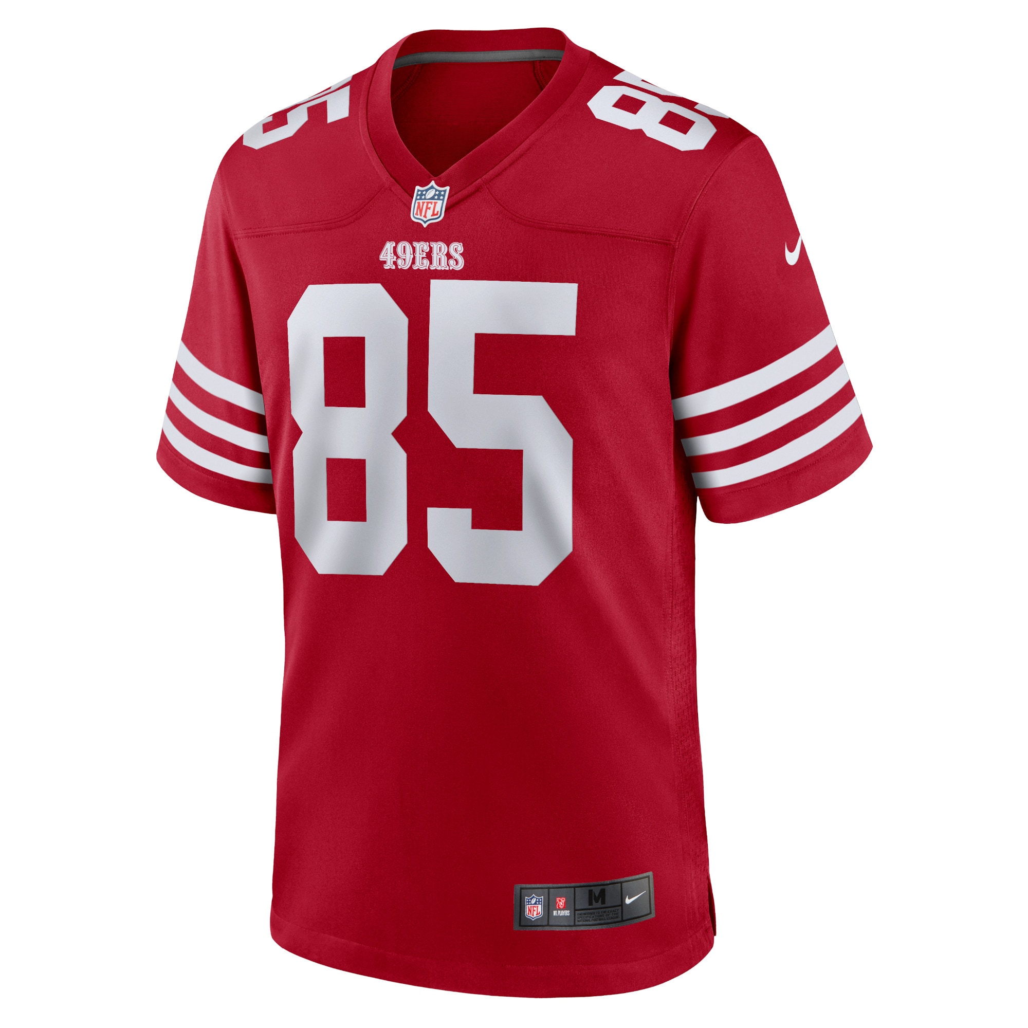 George Kittle San Francisco 49ers Nike Player Game Jersey – Scarlet - Image 2