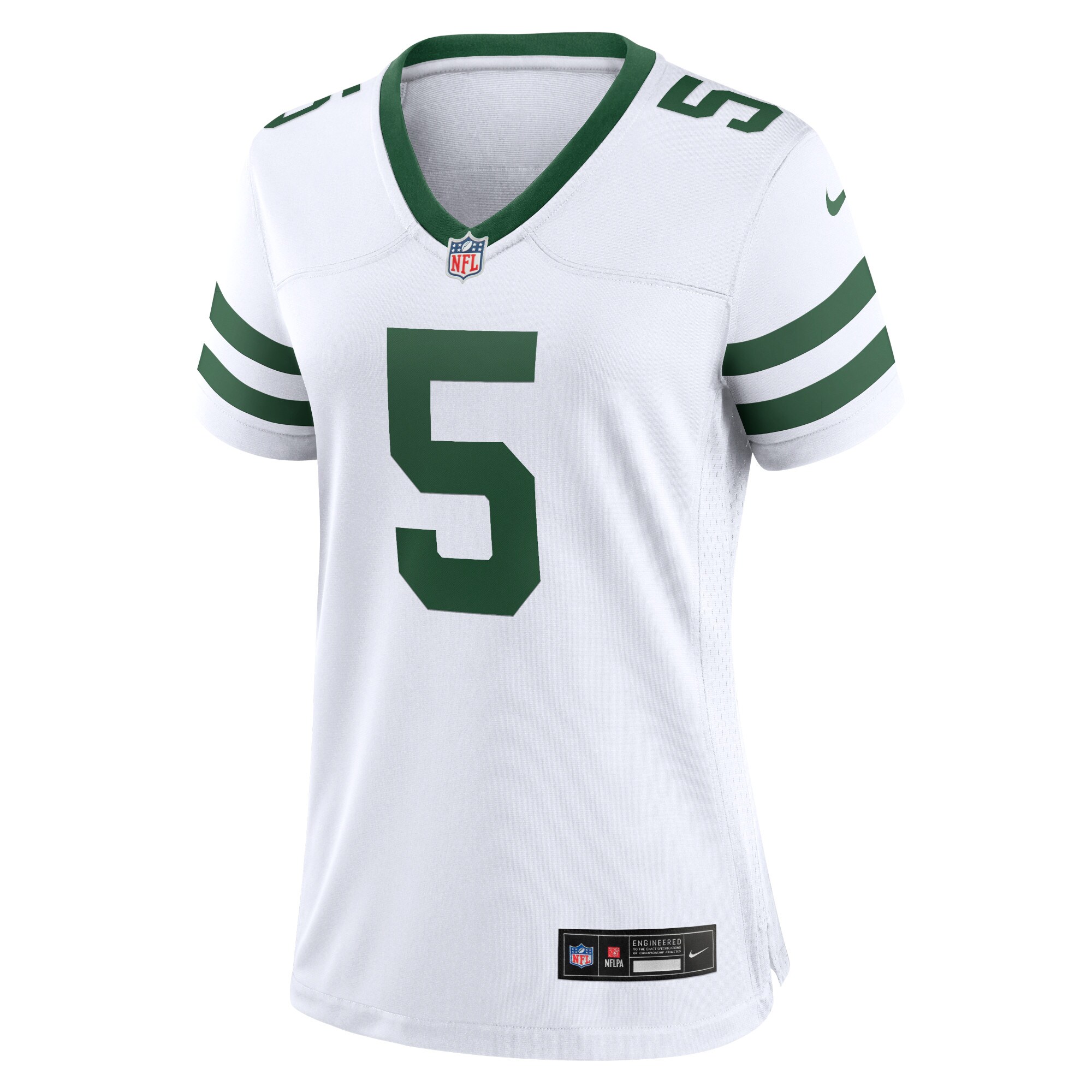Garrett Wilson New York Jets Nike Women’s Game Jersey – Legacy White - Image 2