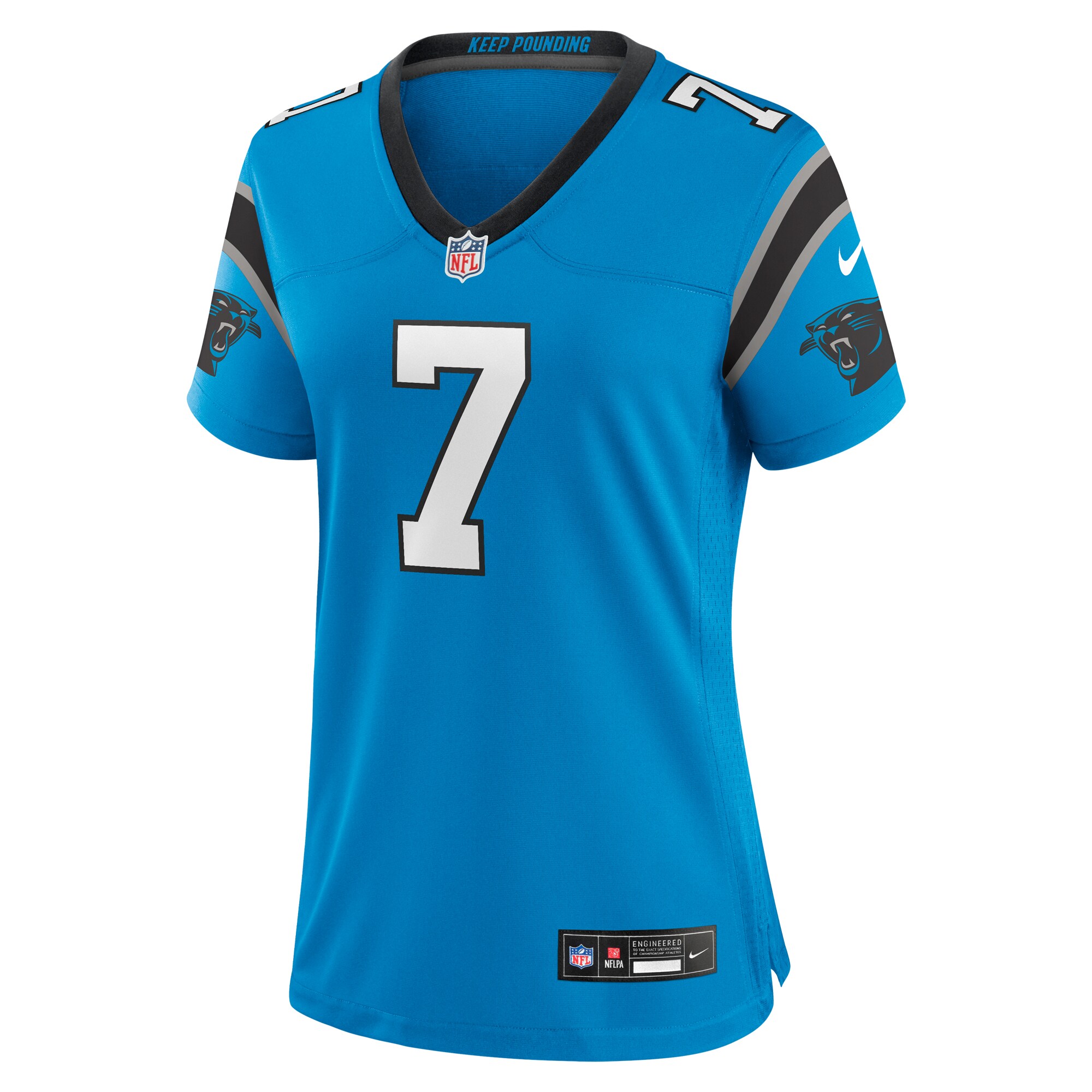 Jadeveon Clowney Carolina Panthers Nike Women’s Alternate Game Jersey – Blue - Image 2