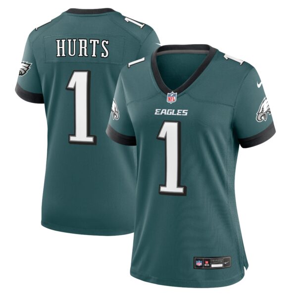 Jalen Hurts Philadelphia Eagles Nike Women’s Team Game Jersey – Midnight Green