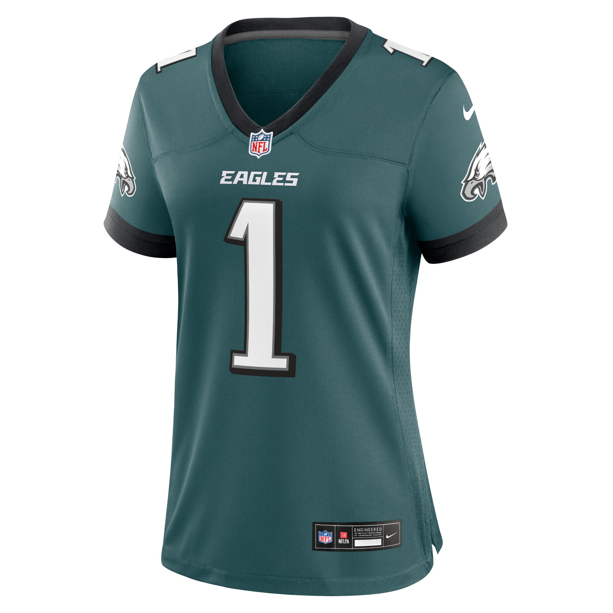 Jalen Hurts Philadelphia Eagles Nike Women’s Team Game Jersey – Midnight Green - Image 2