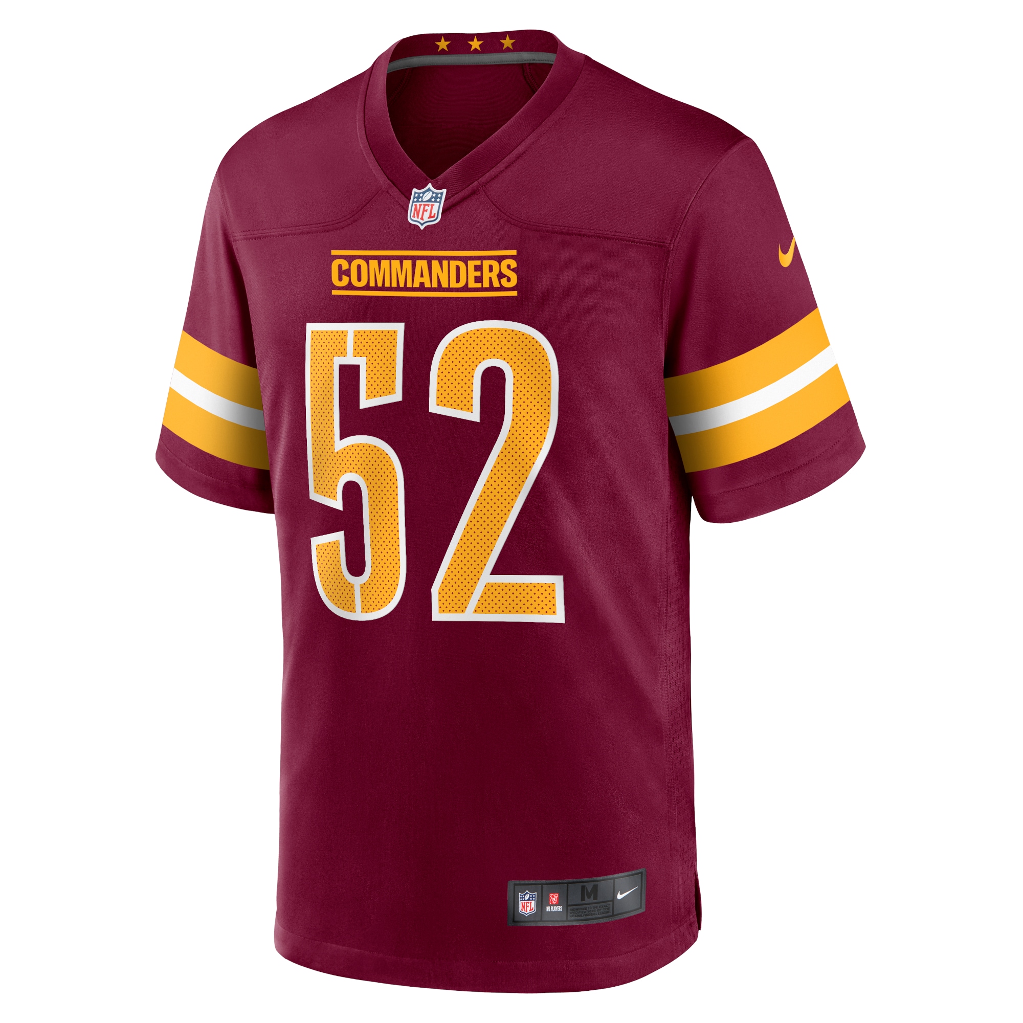 Jamin Davis Washington Commanders Nike Game Jersey – Burgundy - Image 2