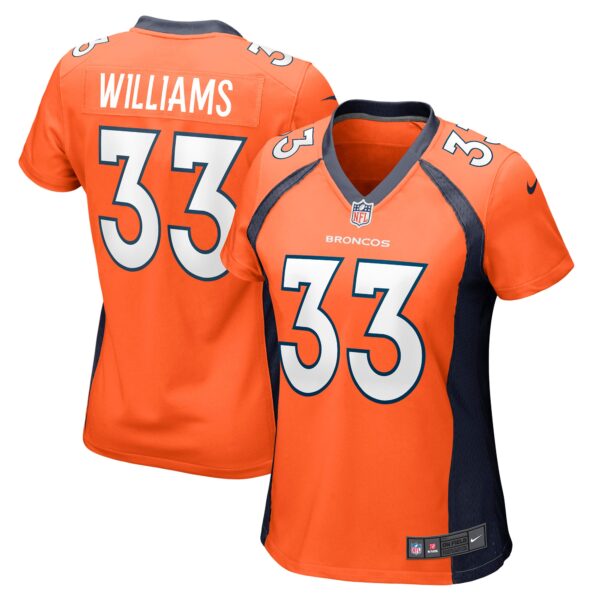 Javonte Williams Denver Broncos Nike Women’s Game Jersey – Orange