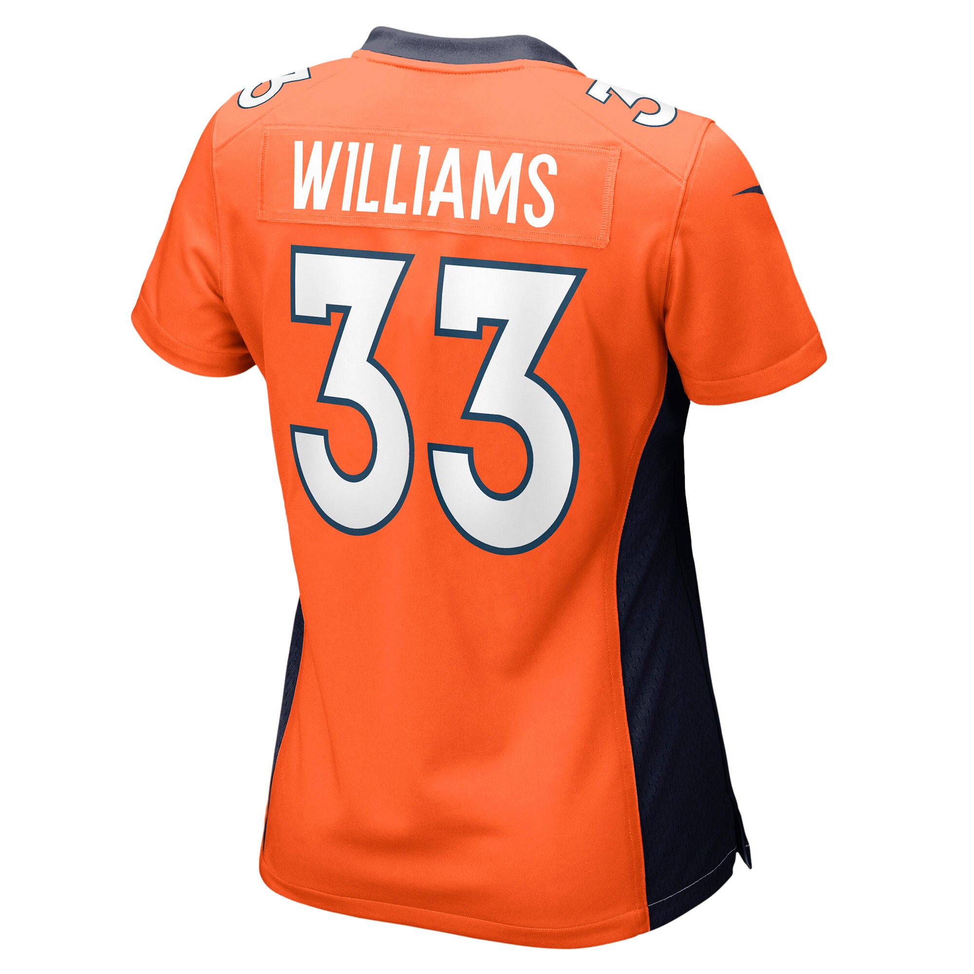 Javonte Williams Denver Broncos Nike Women’s Game Jersey – Orange - Image 3
