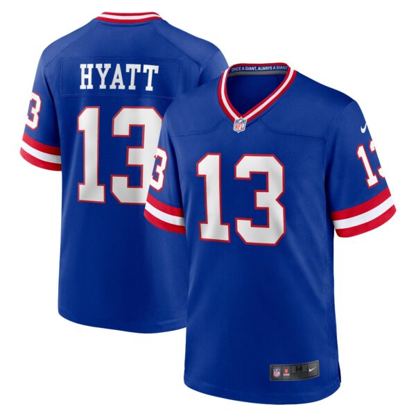 Jalin Hyatt New York Giants Nike Team Game Jersey – Royal