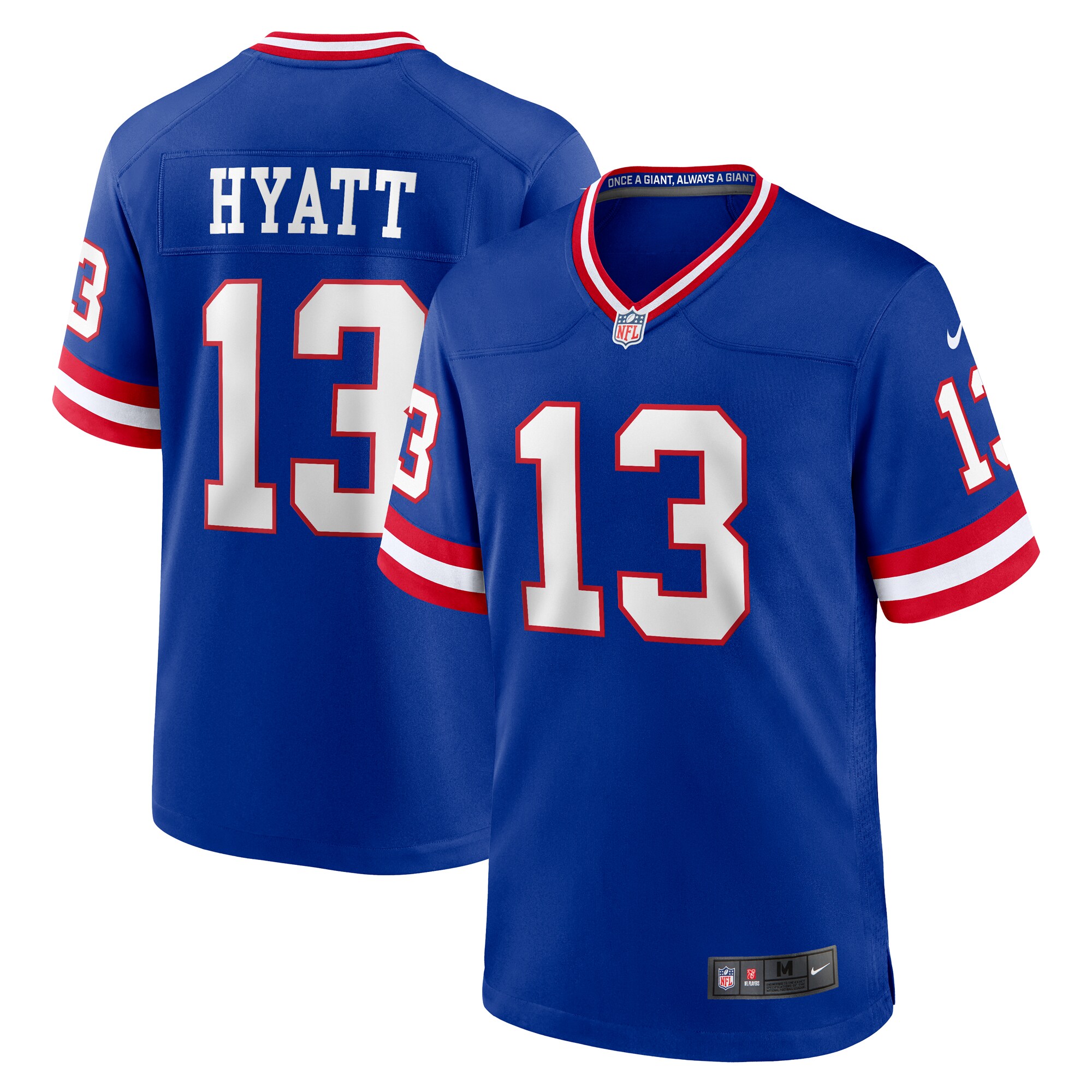 Jalin Hyatt New York Giants Nike Team Game Jersey – Royal
