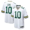 Jordan Love Green Bay Packers Nike Game Jersey – White