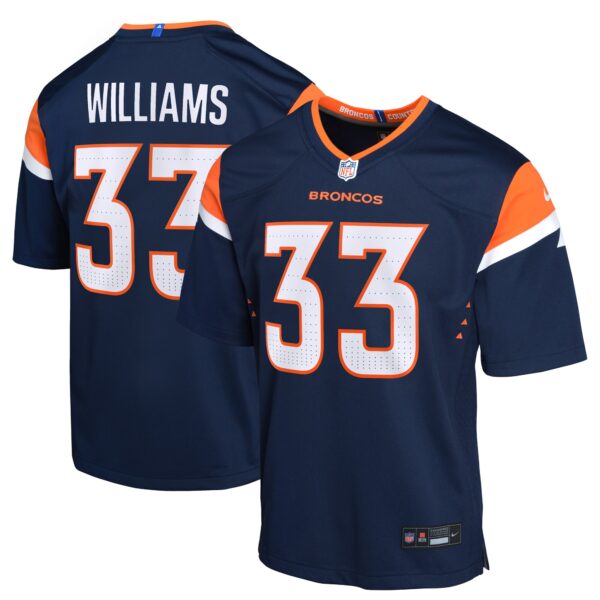 Javonte Williams Denver Broncos Nike Youth Alternate Game Jersey – Navy