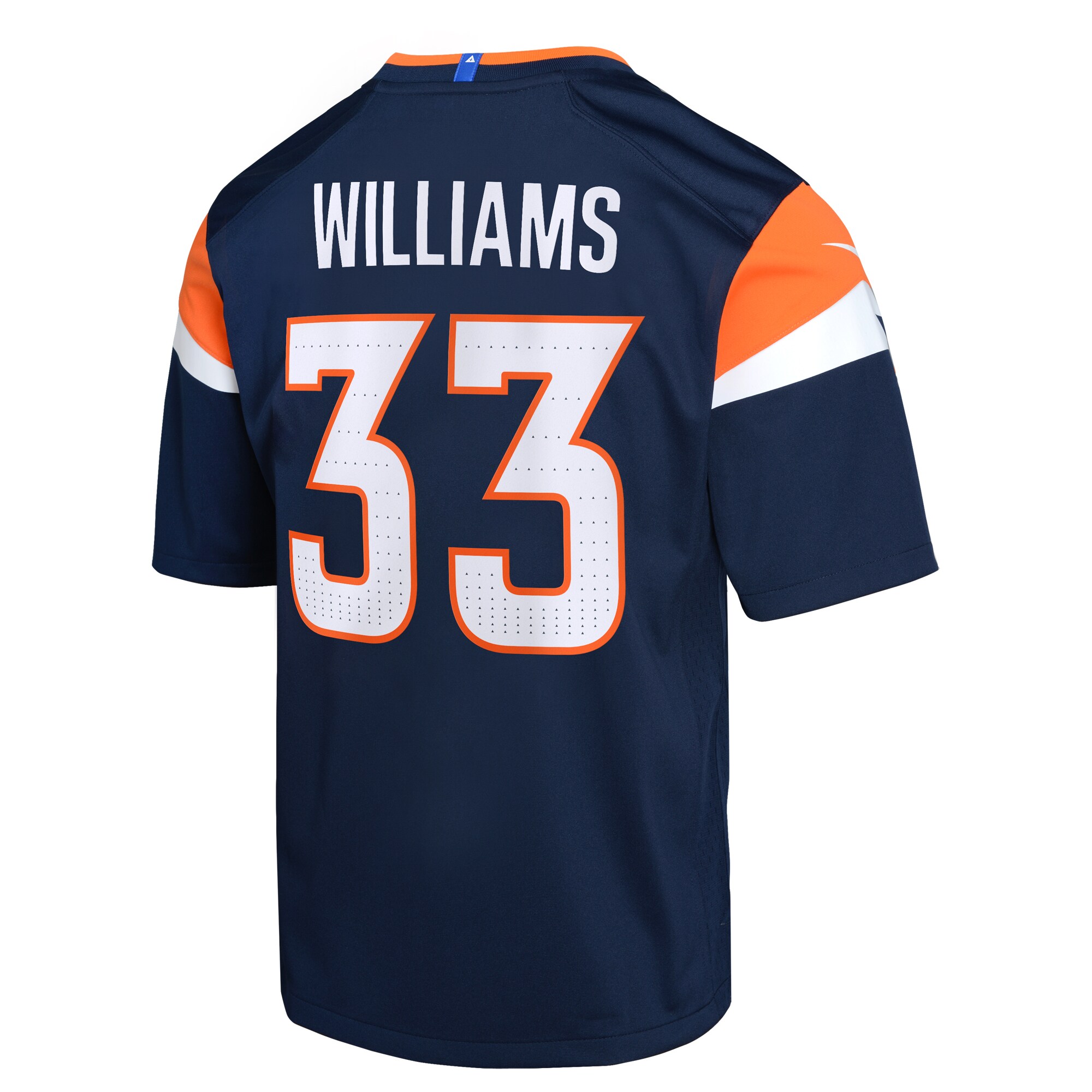 Javonte Williams Denver Broncos Nike Youth Alternate Game Jersey – Navy - Image 2