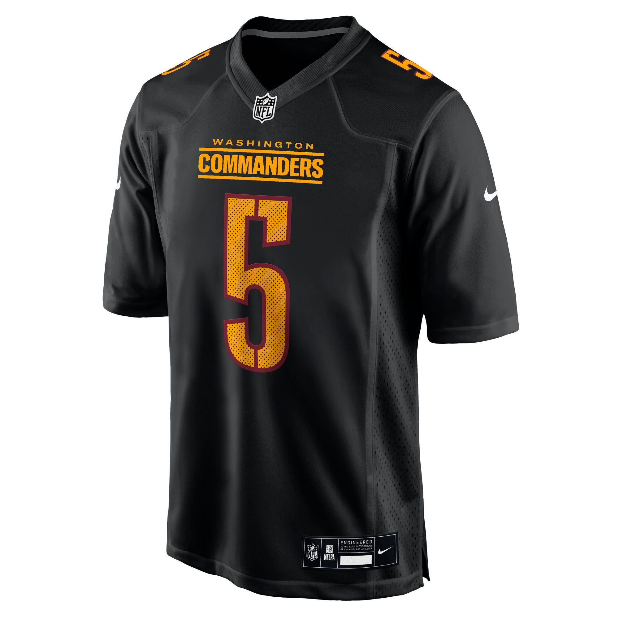 Jayden Daniels Washington Commanders Nike Fashion Jersey – Carbon Black - Image 2
