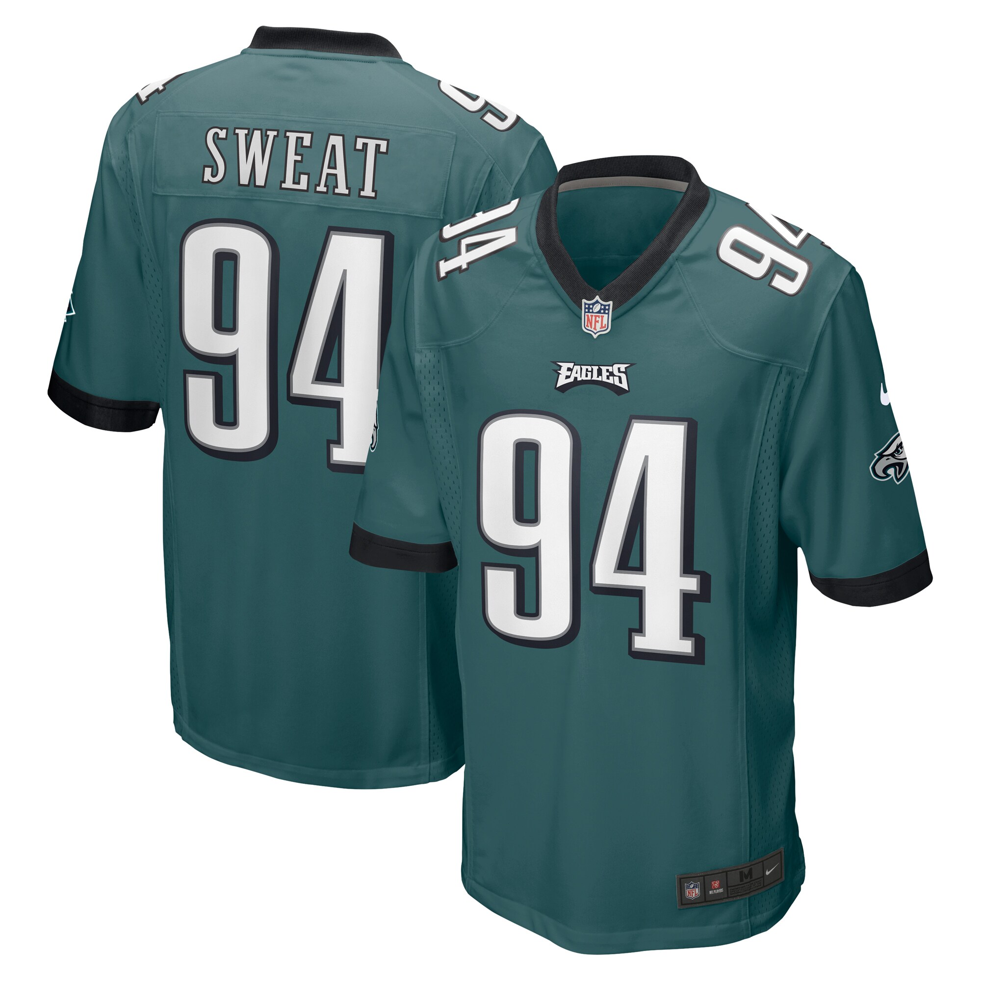 Josh Sweat Philadelphia Eagles Nike Game Jersey – Midnight Green