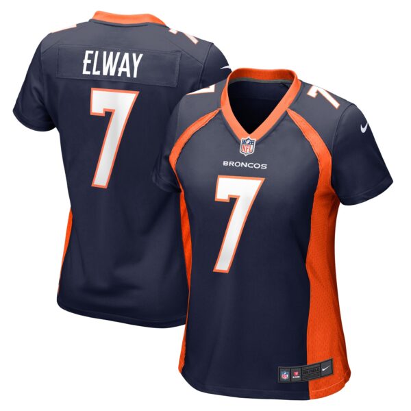 John Elway Denver Broncos Nike Women’s Retired Player Jersey – Navy
