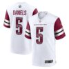 Jayden Daniels Washington Commanders Nike 2024 NFL Draft First Round Pick Player Game Jersey – White