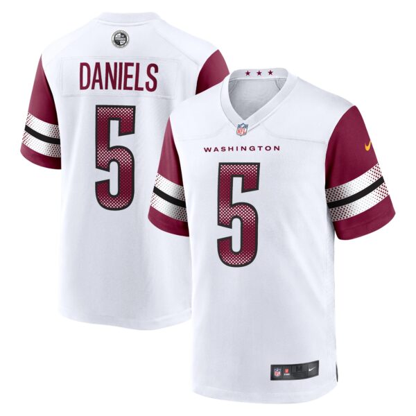 Jayden Daniels Washington Commanders Nike 2024 NFL Draft First Round Pick Player Game Jersey – White