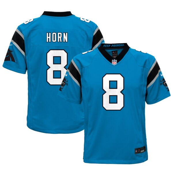 Jaycee Horn Carolina Panthers Nike Youth Game Jersey – Blue