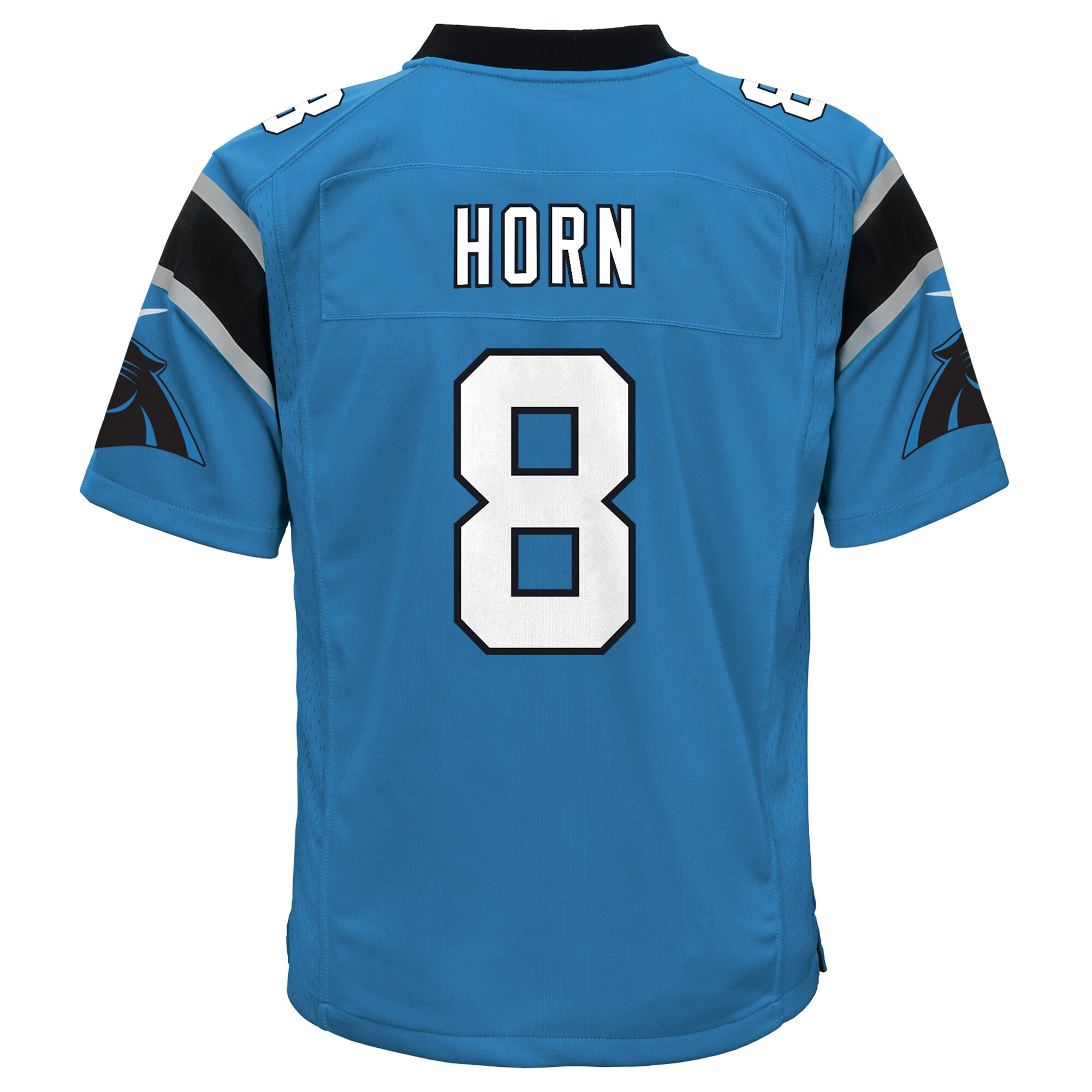 Jaycee Horn Carolina Panthers Nike Youth Game Jersey – Blue - Image 3