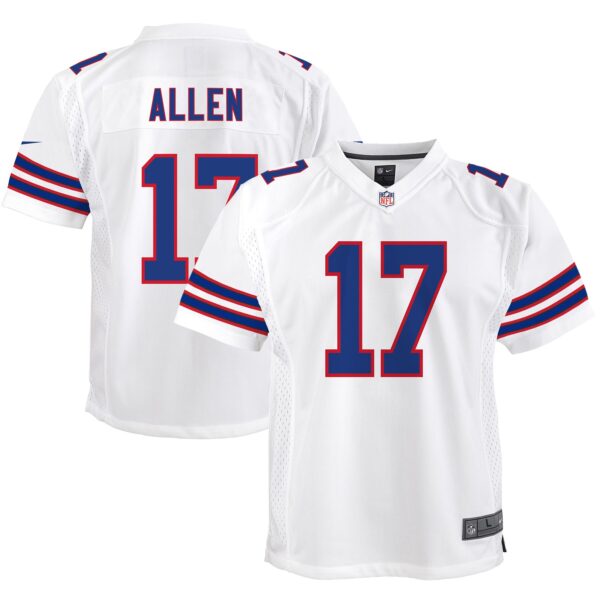 Josh Allen Buffalo Bills Nike Youth Game Jersey – White