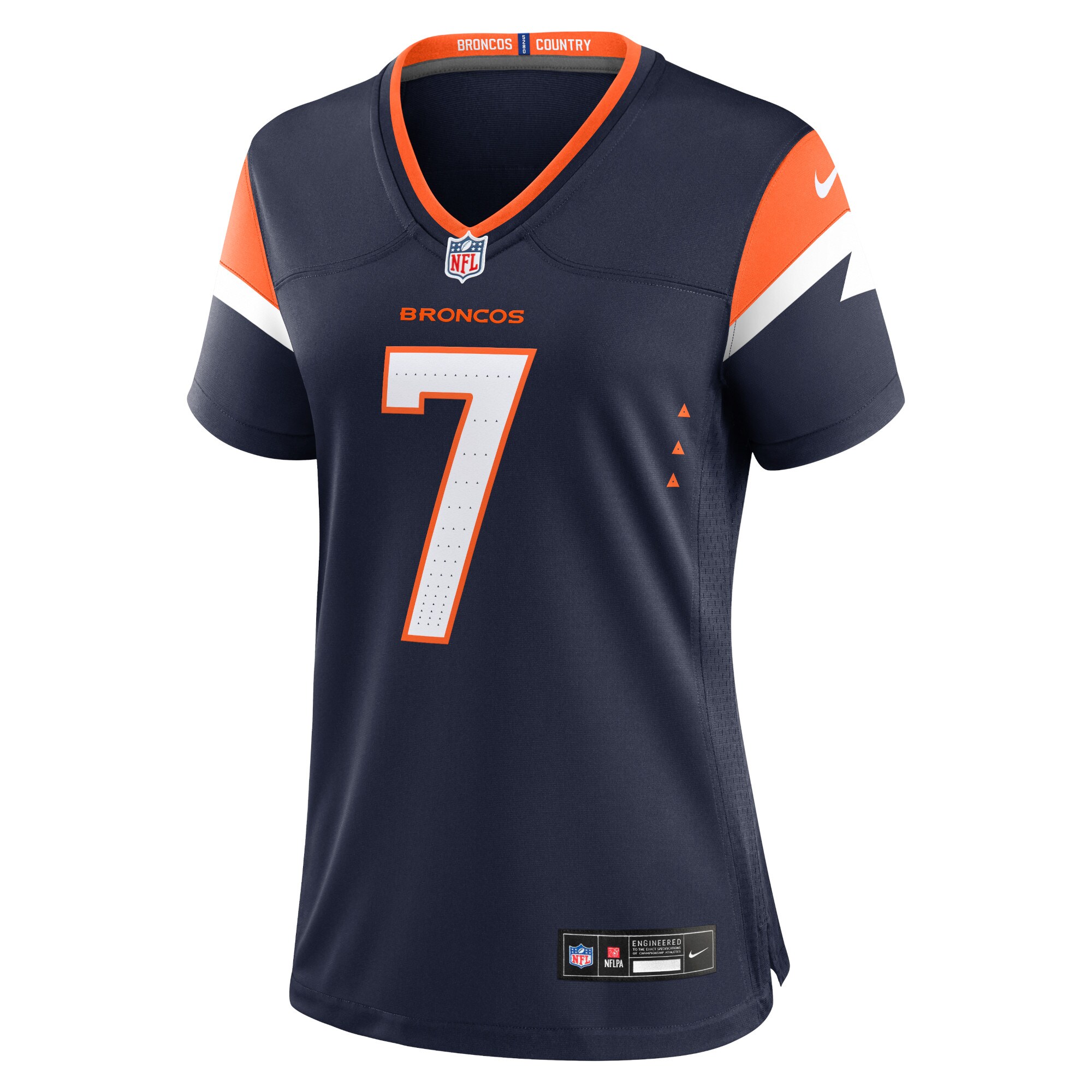 John Elway Denver Broncos Nike Women’s Retired Player Alternate Game Jersey – Navy - Image 2
