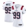Keion White New England Patriots Nike Women’s Game Jersey – White