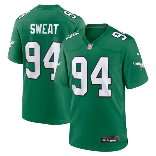 Josh Sweat Philadelphia Eagles Nike Alternate Game Jersey – Kelly Green