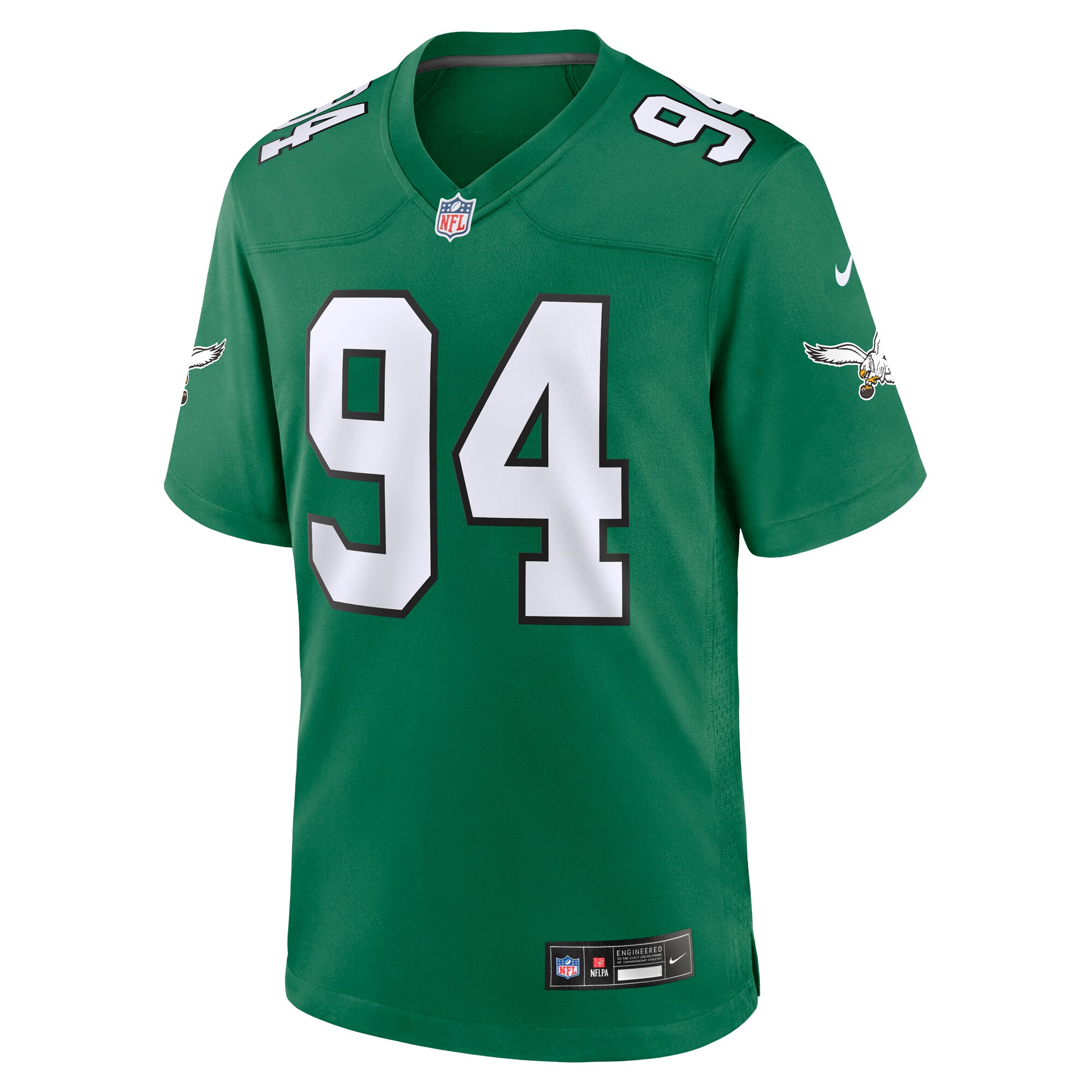 Josh Sweat Philadelphia Eagles Nike Alternate Game Jersey – Kelly Green - Image 2
