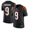 Joe Burrow Cincinnati Bengals Nike Vapor Untouchable Limited Jersey – Black