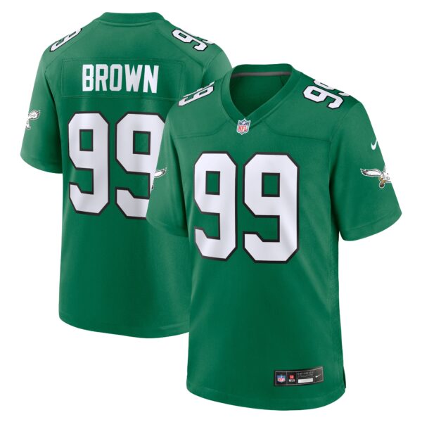 Jerome Brown Philadelphia Eagles Nike Alternate Game Jersey – Kelly Green