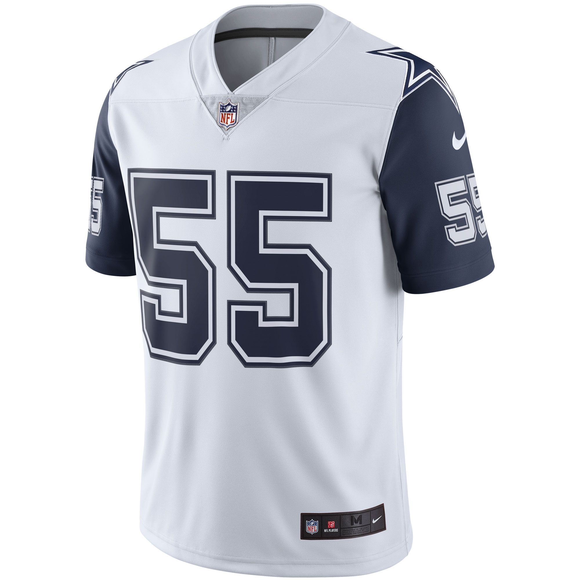 Leighton Vander Esch Nike Dallas Cowboys Color Rush Vapor Limited Jersey – White - Image 2