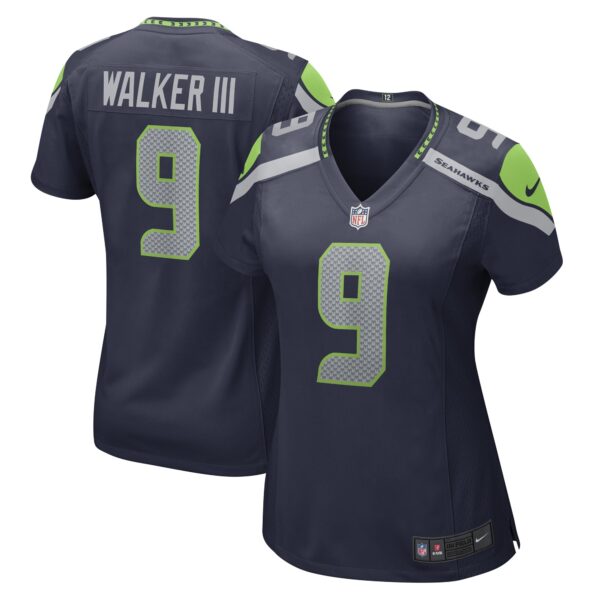 Kenneth Walker III Seattle Seahawks Nike Women’s Player Jersey – Navy