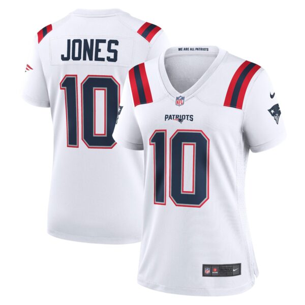 Mac Jones New England Patriots Nike Women’s Player Jersey – White