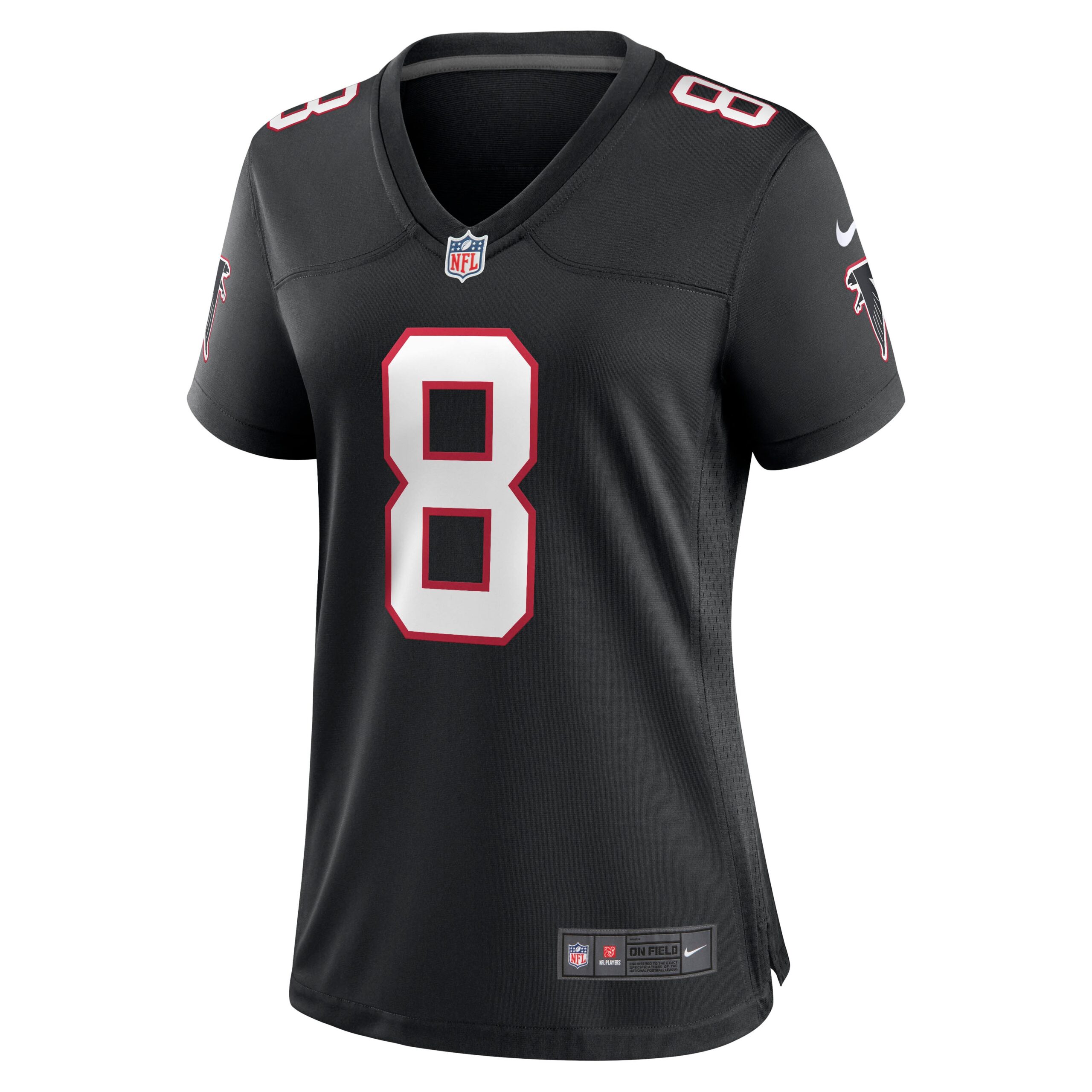 Kyle Pitts Atlanta Falcons Nike Women’s Game Jersey – Black - Image 2