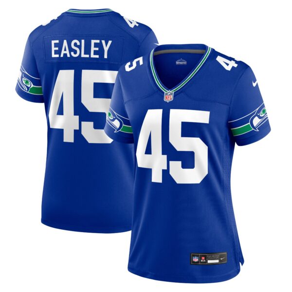 Kenny Easley Seattle Seahawks Nike Women’s Throwback Retired Player Game Jersey – Royal