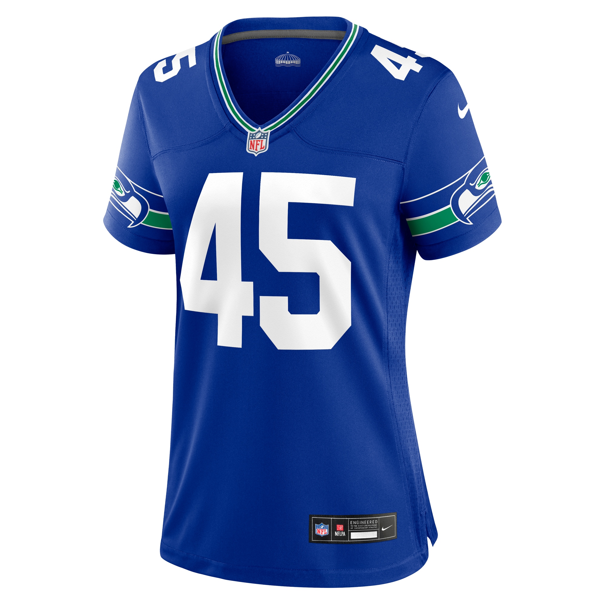 Kenny Easley Seattle Seahawks Nike Women’s Throwback Retired Player Game Jersey – Royal - Image 2